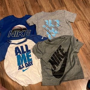 Four 2t Nike t shirts